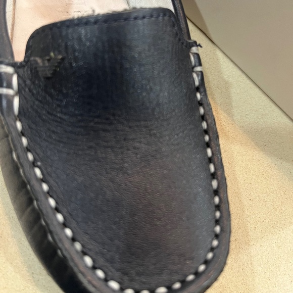 Armani Junior Navy Slip On Boys Shoes - Eur 29/ US 11.5 - Picture 3 of 5